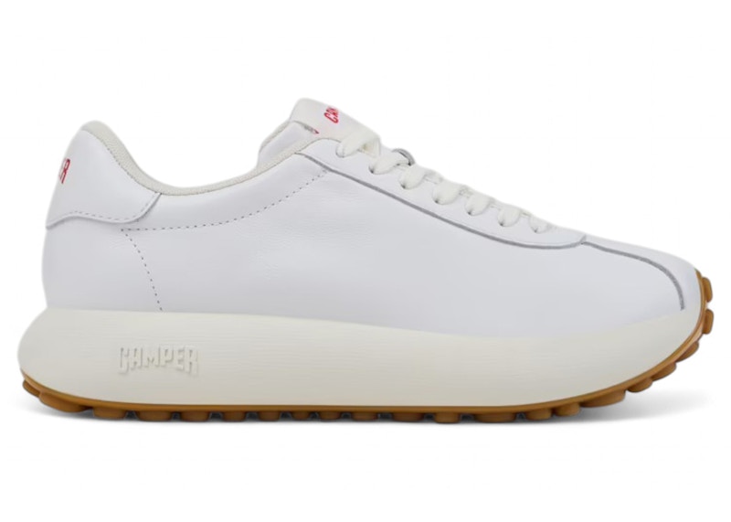 Pre-owned Camper Pelotas Athens Leather Gum (women's) Sneakers In White