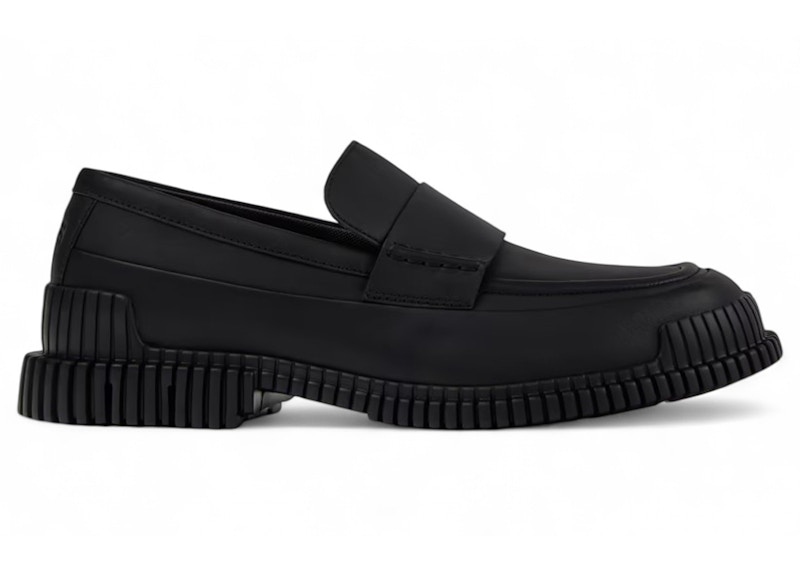 Pre-owned Camper Men's  Pix Loafer Leather Sneakers In Black