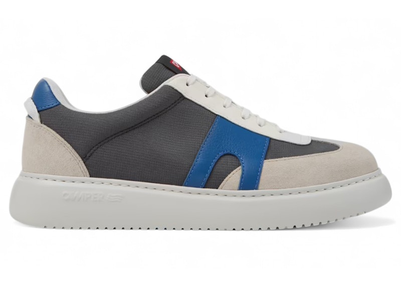 Pre-owned Camper Men's  Runner K21 Blue Sneakers In Charcoal In Gray
