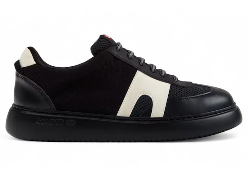 Pre-owned Camper Men's  Runner K21 Sorona Sneaker Sneakers In Black/white In Multi