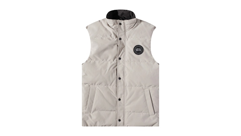 Canada Goose Black Disc Garson Vest Limestone メンズ - FW24 - JP