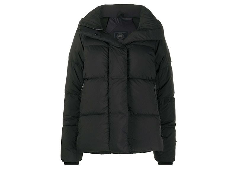 Pre-owned Canada Goose Women's  Label Junction Parka Jacket In Black