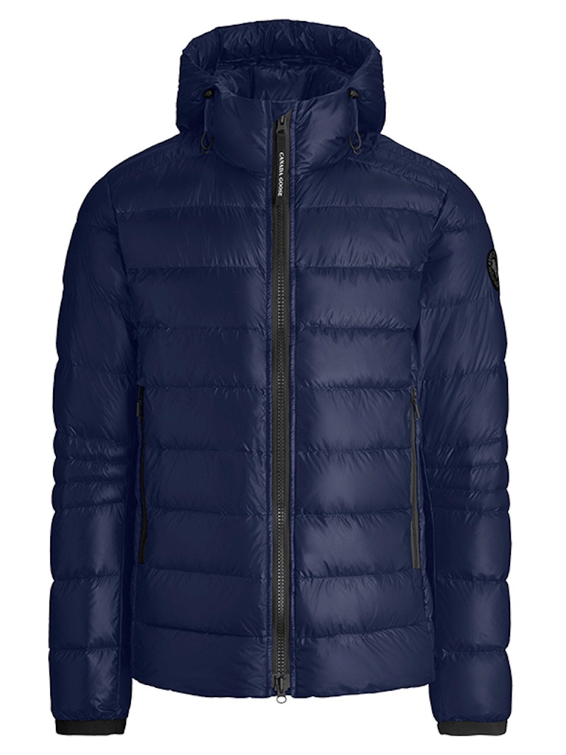 Canada Goose Crofton Down Slim Fit Hooded Jacket Atlantic Navy