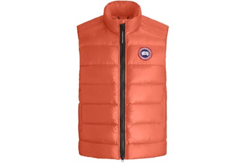 Canada Goose Crofton Down Vest Signal Orange Men's FW22 US