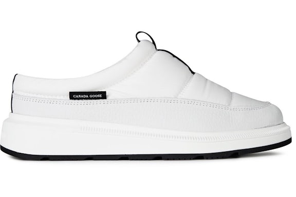 Canada Goose Cypress Mule White Black (Womens)