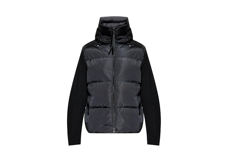 Canada Goose Hybridge Grove Knit Hoodie Black メンズ - FW25 - JP