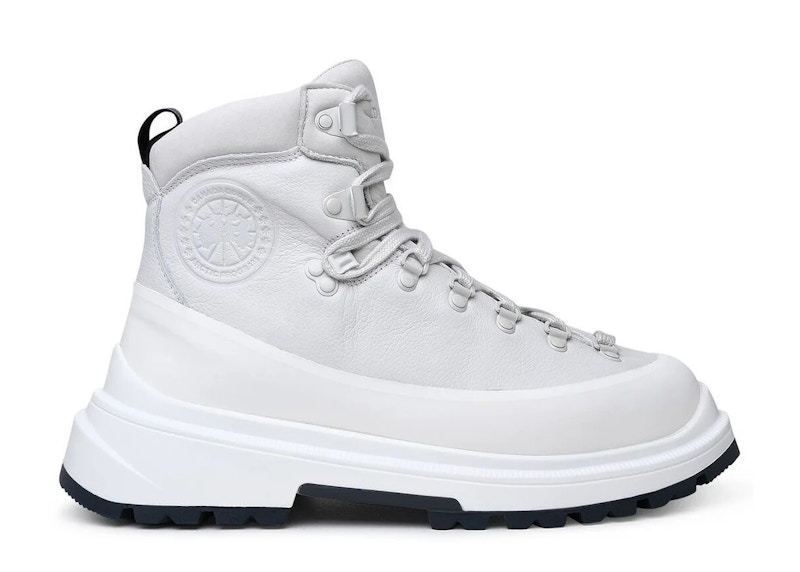 Pre-owned Canada Goose Men's  Journey Boot Sneakers In White