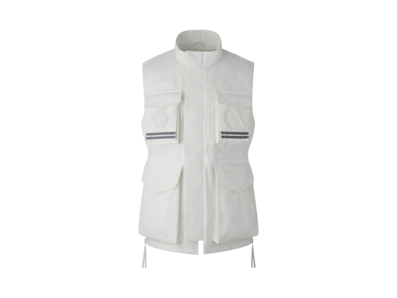 Pre-owned Canada Goose Men's  Journey Vest In White