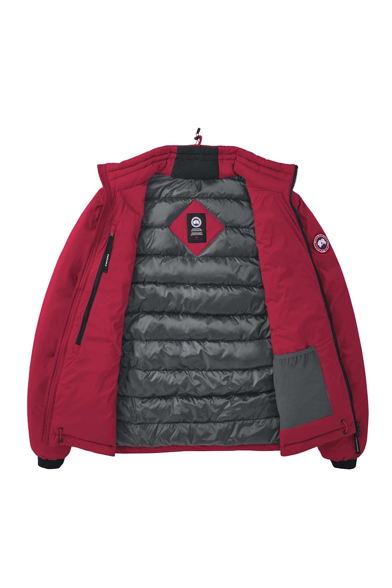 Canada goose lodge jacket sales red