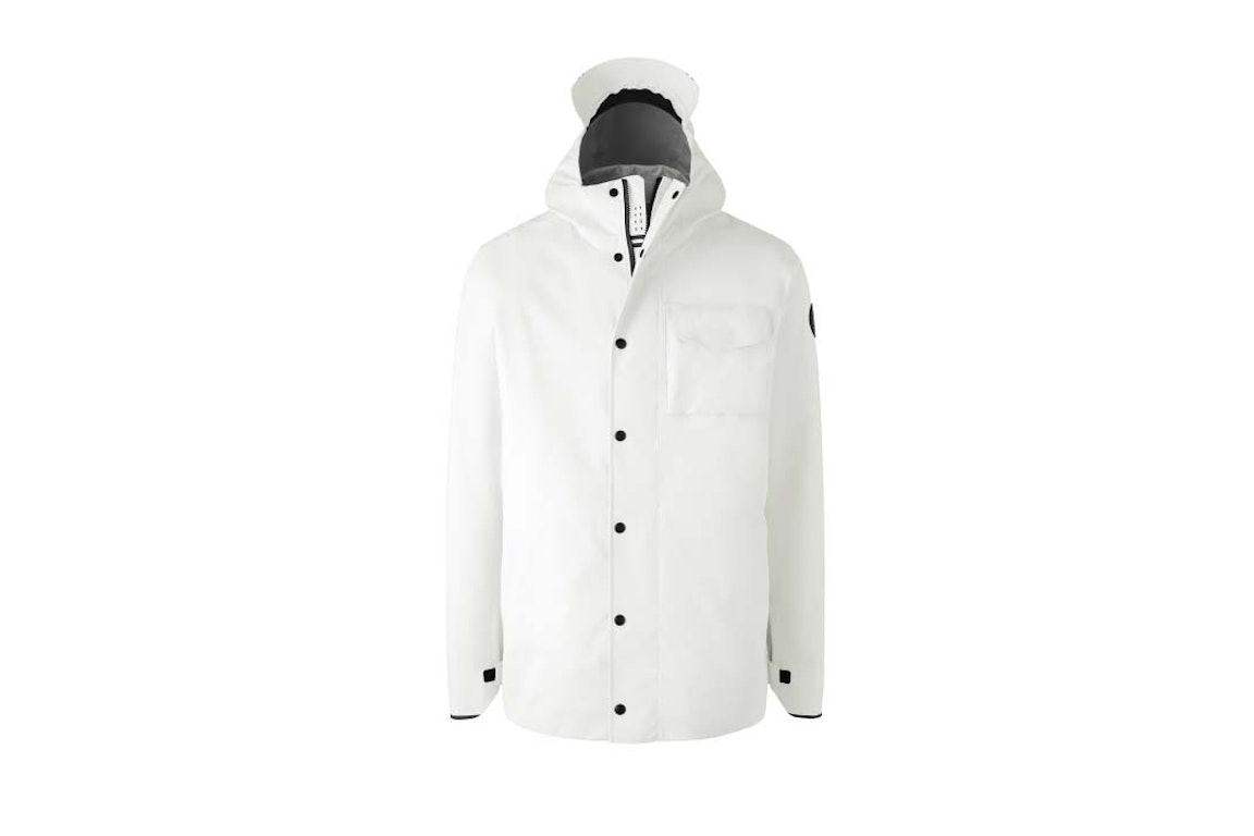 Pre-owned Canada Goose Nanaimo Black Label Jacket North Star White