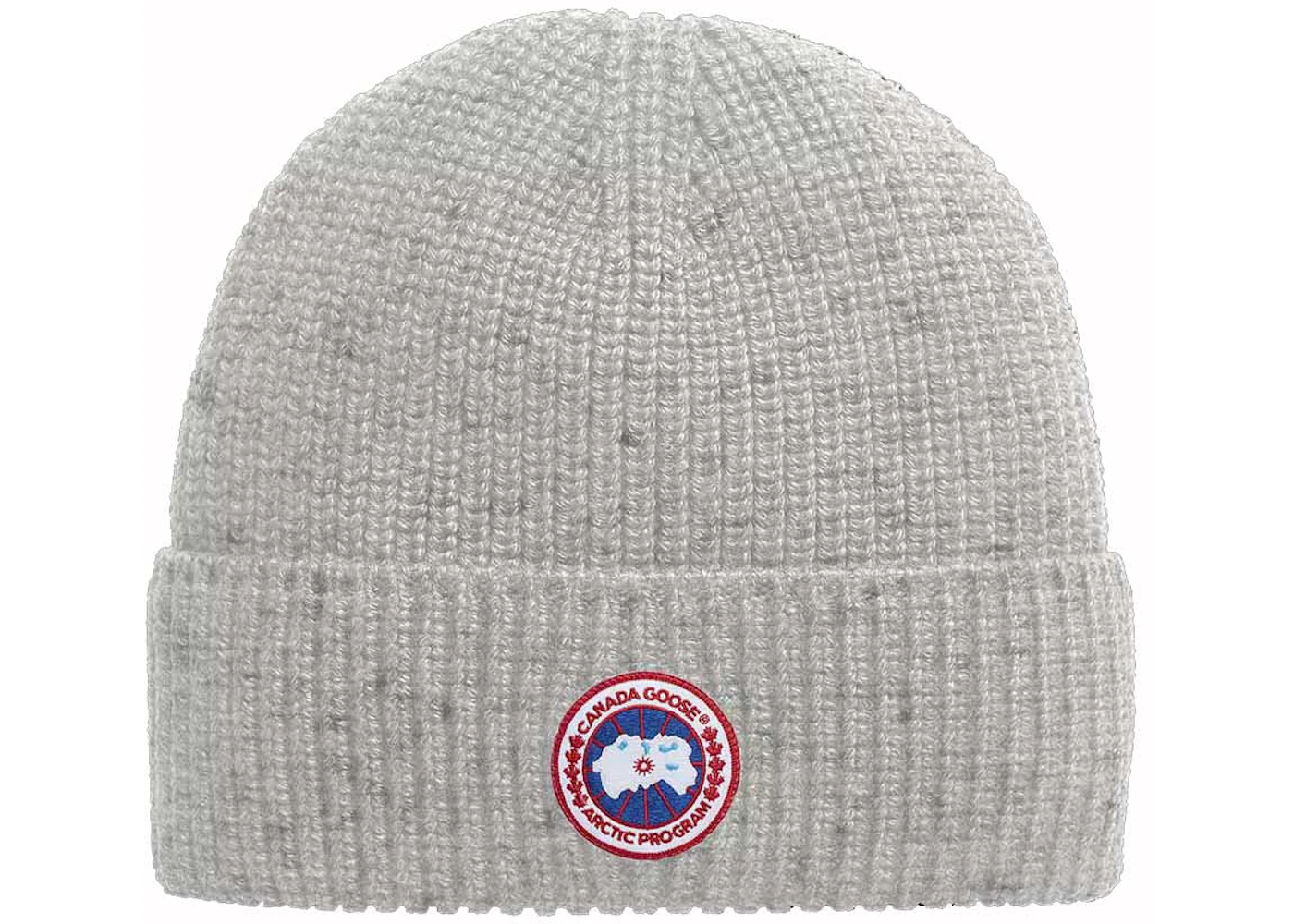 Canada Goose Rib Toque Beanie Mist Grey - US