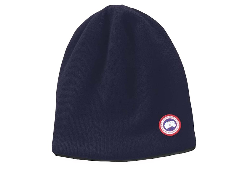 Pre-owned Canada Goose Standard Toque Beanie In Navy Blue Heather