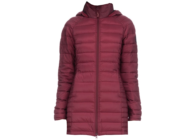 Canada Goose Women s Brookvale Hooded Down Coat Bordeaux SS22 GB