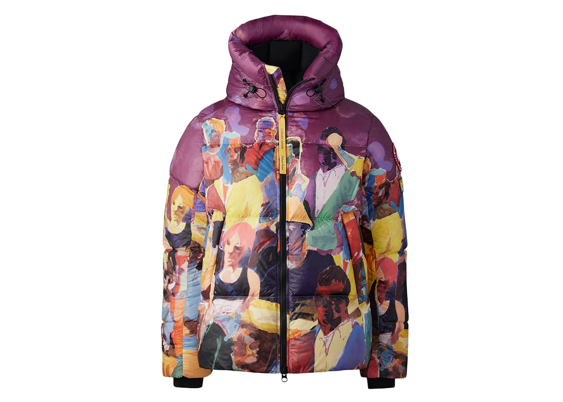 Canada Goose x NBA x KidSuper Studios Crofton Puffer Jacket Crowd Print