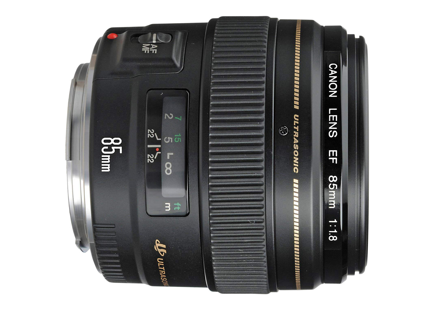 Canon EF 85mm f/1.8 USM Medium Telephoto Lens for SLR Cameras 2519A003 - US