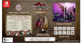Capcom Nintendo Switch Monster Hunter Rise: Sunbreak Collector's Edition Video Game Bundle