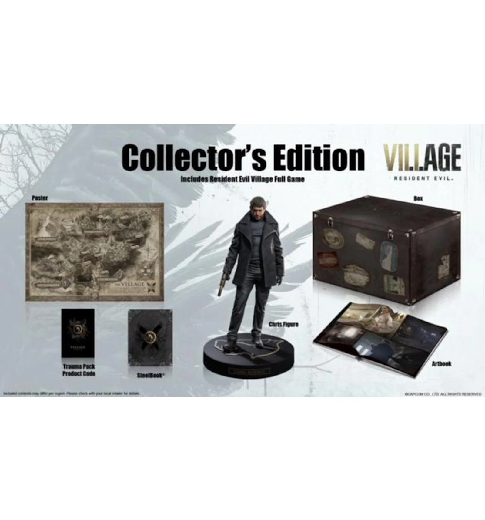 Capcom PS4 Resident Evil Village Standard Collector's Edition Video ...