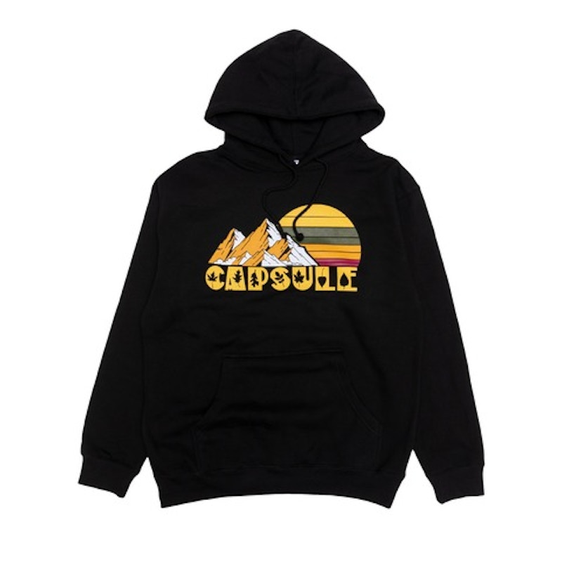 Capsule Fall Collection Mountain Hoodie Black