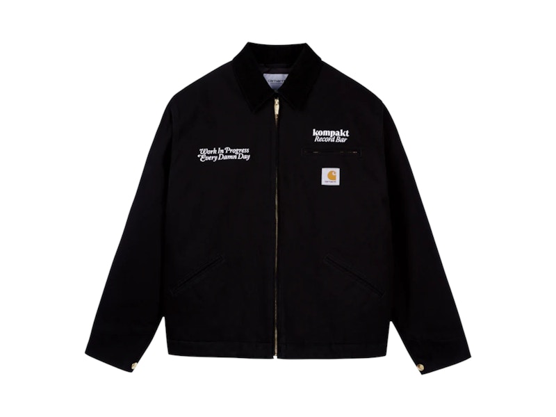 Pre-owned Carhartt Men's  Kompakt Og Detroit Jacket In Black