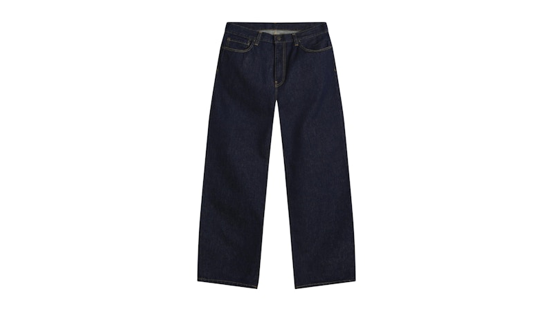 Carhartt WIP Aaron Regular Tapered Jeans Blue Rinsed