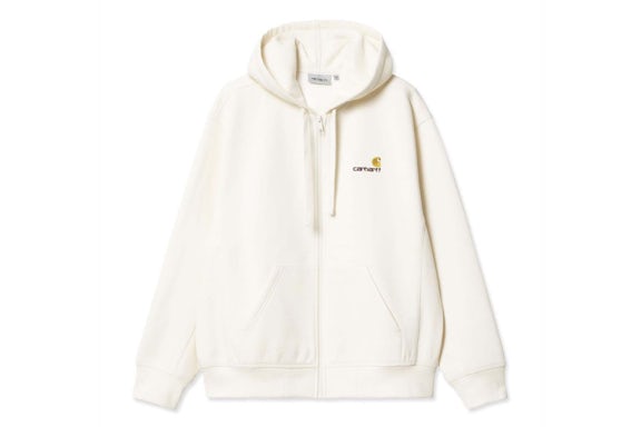 Carhartt WIP American Script Giacca con cappuccio Beige