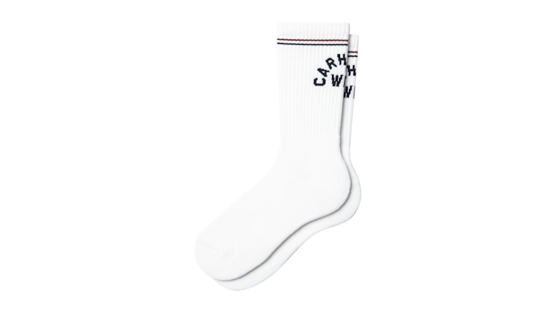 Carhartt WIP Arch Script Socks White/Dark Navy