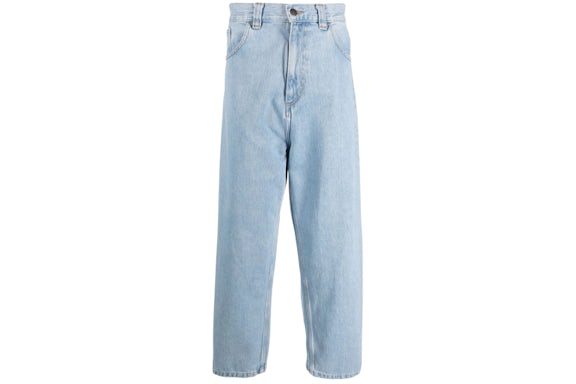 Carhartt WIP Brandon Hose Heavy Stone Gebleicht Blau