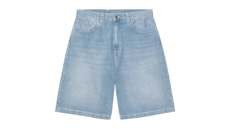 Carhartt WIP Brandon Short Blue Light True Washed