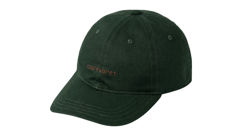 Carhartt WIP Canvas Script Cap Dark Scarab/Palisander