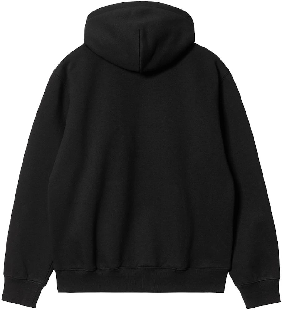 Shop Carhartt WIP Basic Hoodie (black white) online