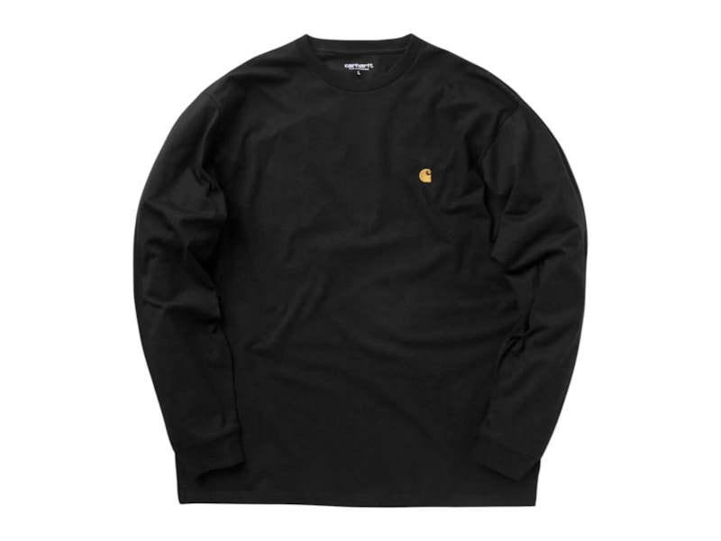 【関税&送料込】Carhartt Wip S S Chase Black Cotton T-Shirt Carhartt WIP S/S Chase T-Shirt Black | BSTN Store