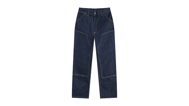 Carhartt WIP Denim Double Knee Pant Blue Rinsed