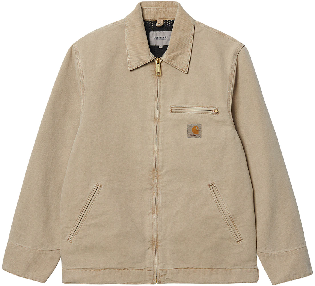 Carhartt WIP Detroit Dearborn Canvas 12oz (Summer) Jacket Dusty H Brown  (Faded) Hombre - SS22 - ES