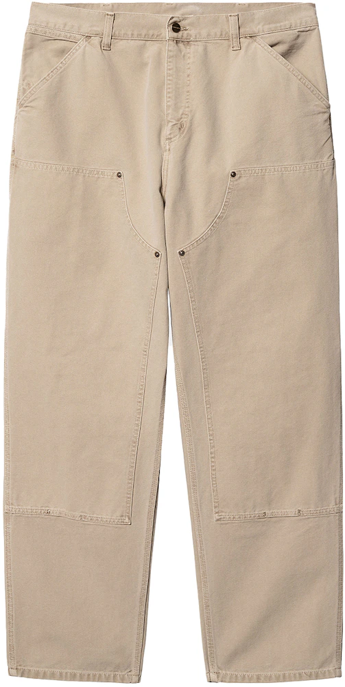 Carhartt WIP Double Knee Dearborn Canvas 12oz Relaxed Straight Fit Pants  Dusty H Brown (Faded) Men's - SS22 - US