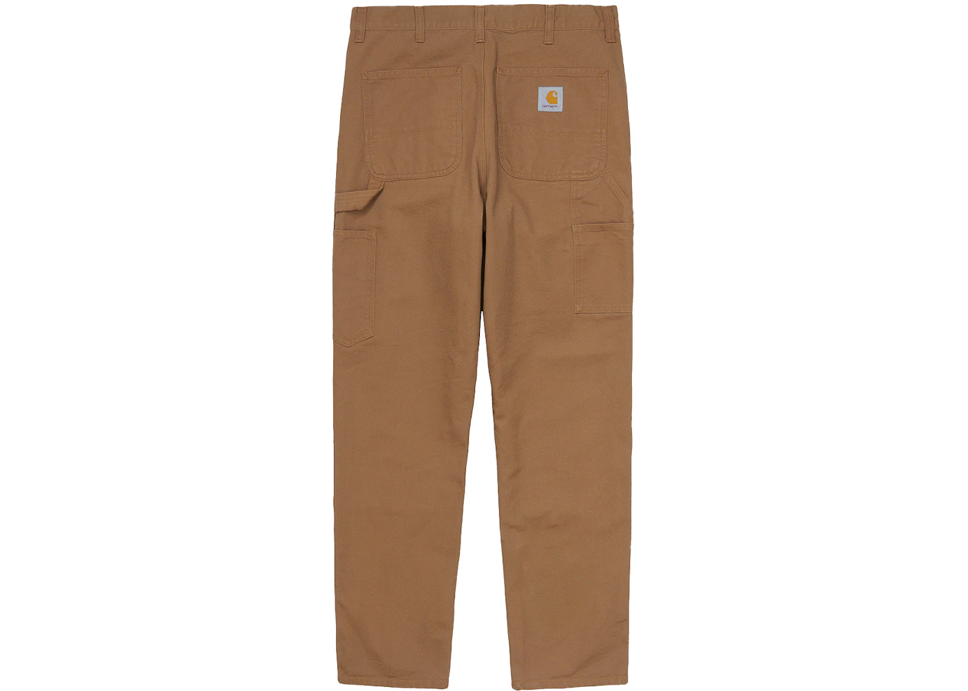 Carhartt WIP Double Knee Dearborn Canvas 12oz Relaxed Straight Fit Pants  Hamilton Brown (Rinsed) Men's - SS22 - US