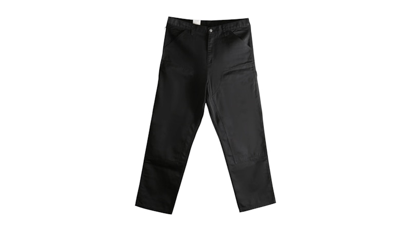 Carhartt WIP Double Knee Pant Rinsed Black - FW25 - US
