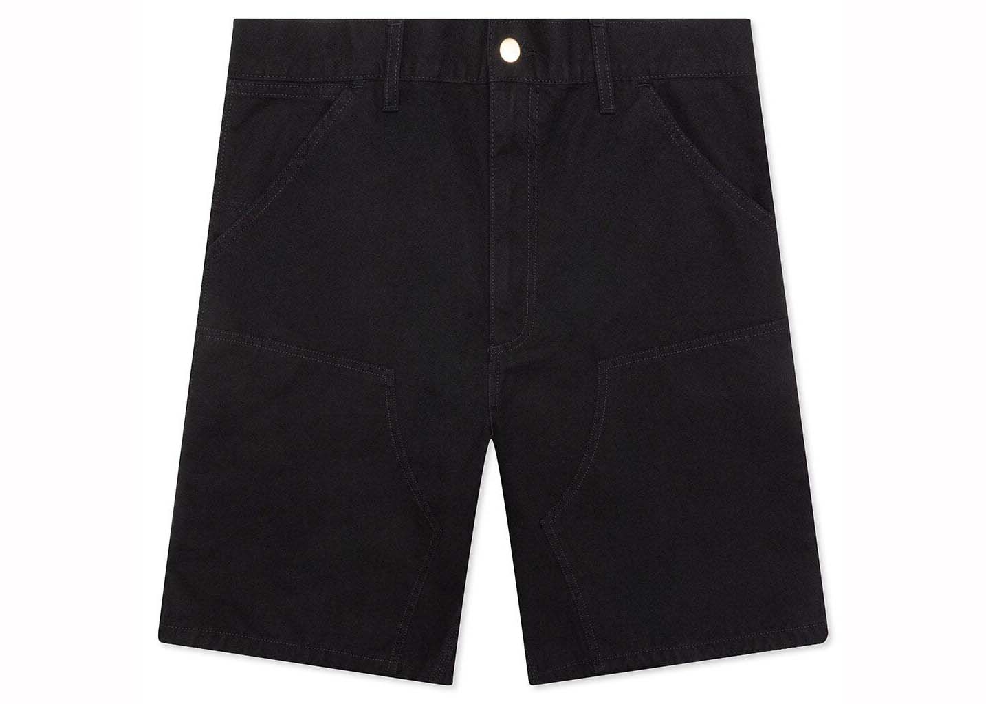 Carhartt WIP Double Knee (Rinsed) Short Black - JP