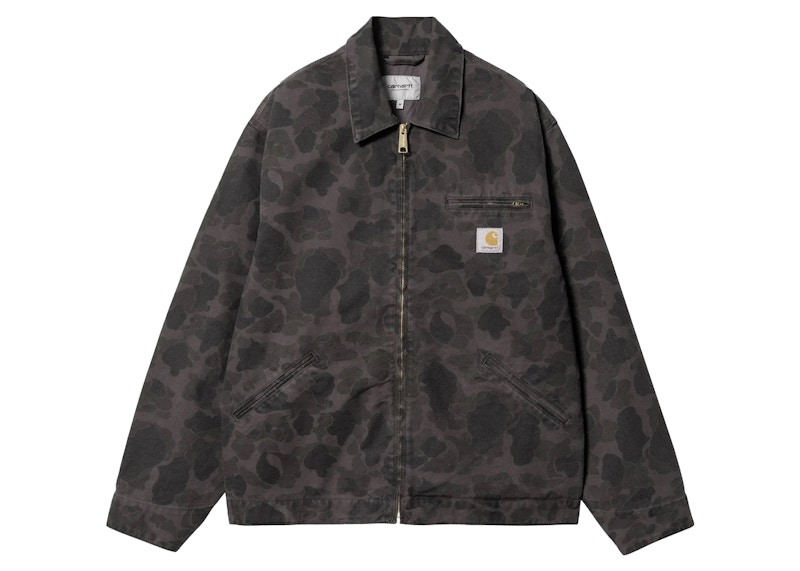 Jackets Carhartt WIP Duck Detroit Jacket 'Camo Duck Green