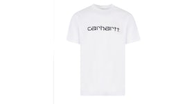 Carhartt WIP Frontal Logo Mens Cotton T-shirt White
