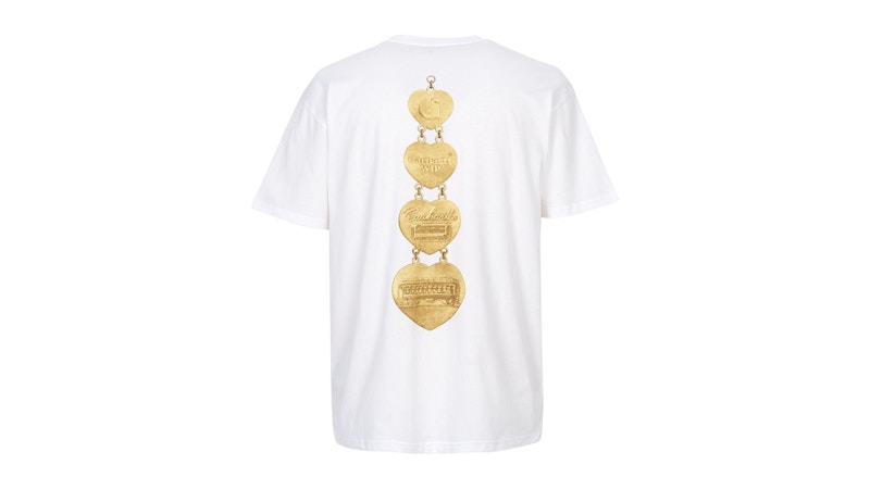 ★2025SS新作★CARHARTT★S/S HARTT CHAIN T-SHIRT Carhartt WIP Hartt Chain S/S T-Shirt White Men's - US