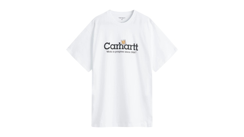 [Carhartt WIP]LABEL SCRIPT Tシャツ Carhartt WIP Label Script T-shirt White メンズ - FW24 - JP