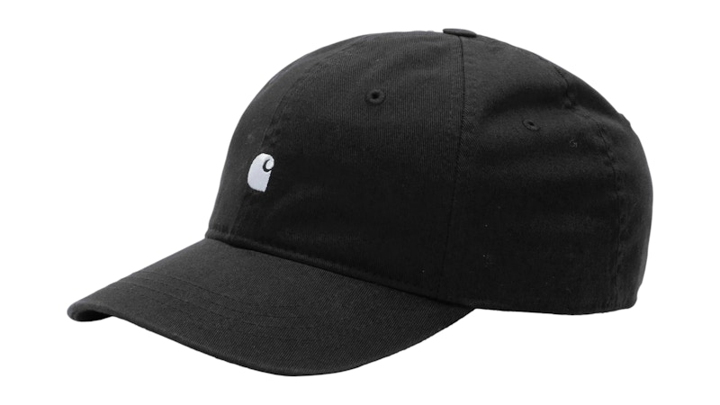 Pre-owned Carhartt Men's Wip Madison Logo Cap In Black/white