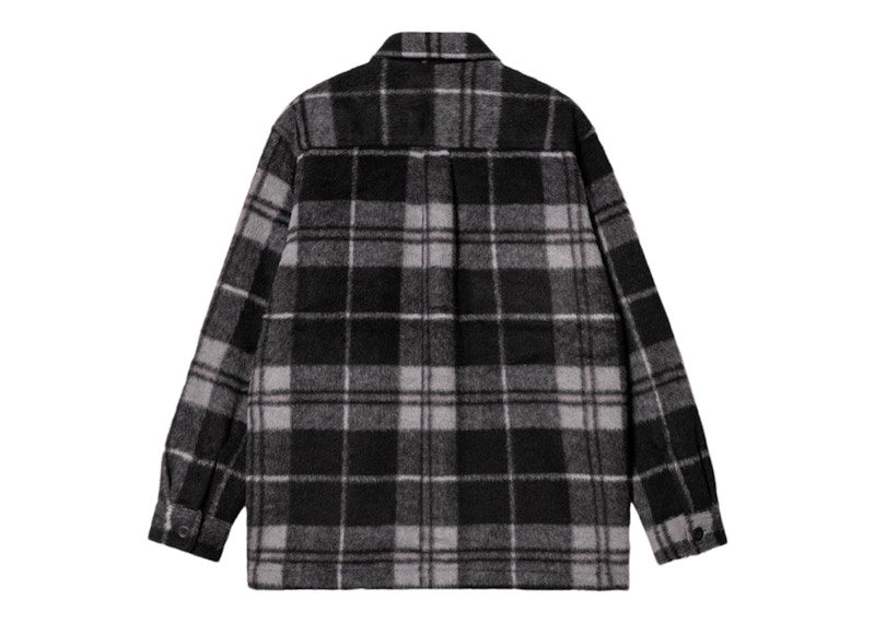 Carhartt WIP Manning Check Shirt Jacket Black/Marengo Men's - FW22