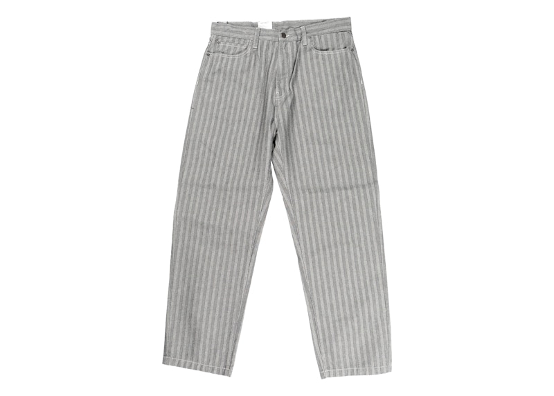 Pre-owned Carhartt Wip Menard Pant In Rinsed Grey