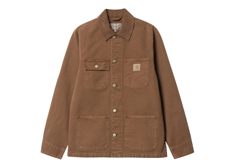 Palace x Carhartt WIP Michigan Coat Hamilton Brown Tobacco メンズ ...