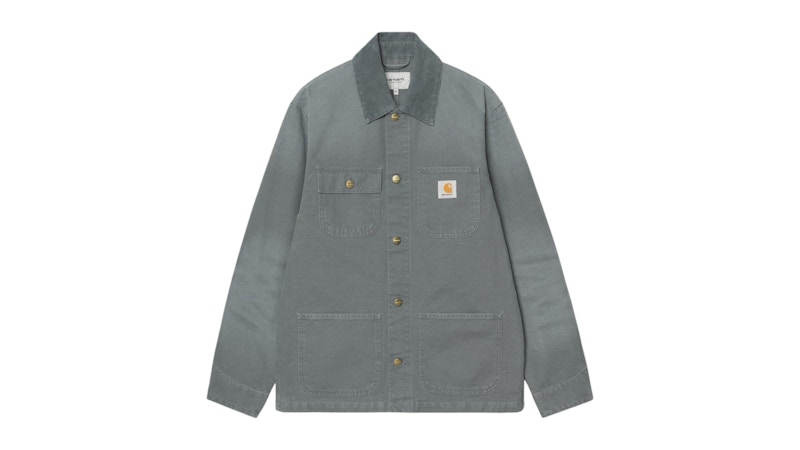Carhartt Michigan Coat Spring Jacket (Stone Canvas) Cozy Blue