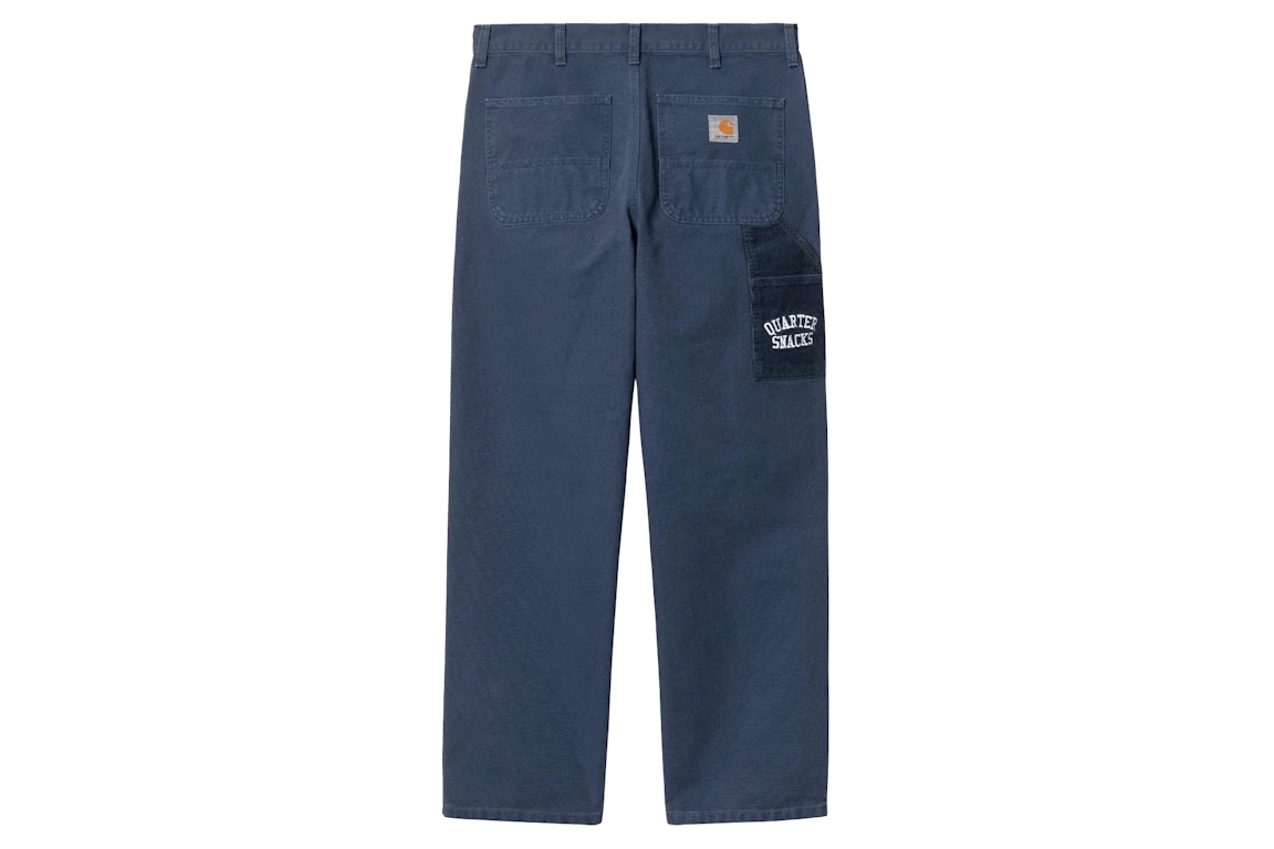 Pre-owned Carhartt Wip Quartersnacks Simple Pant Blue