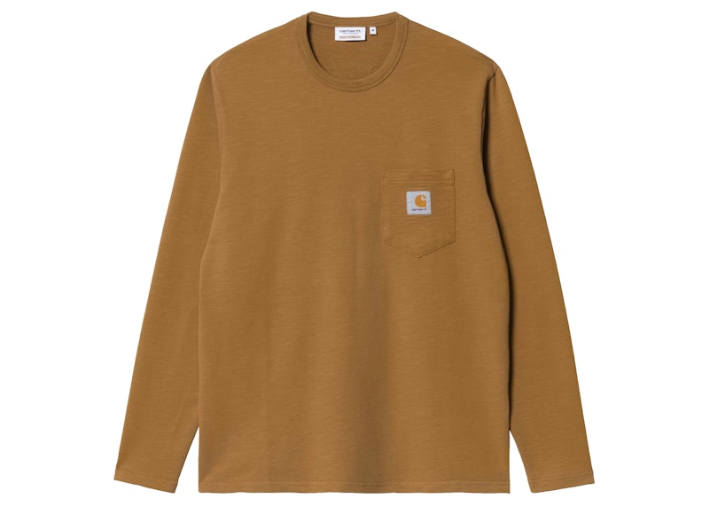 Carhartt WIP Quartersnacks Slub Yarn Pocket T-shirt Hamilton Brown