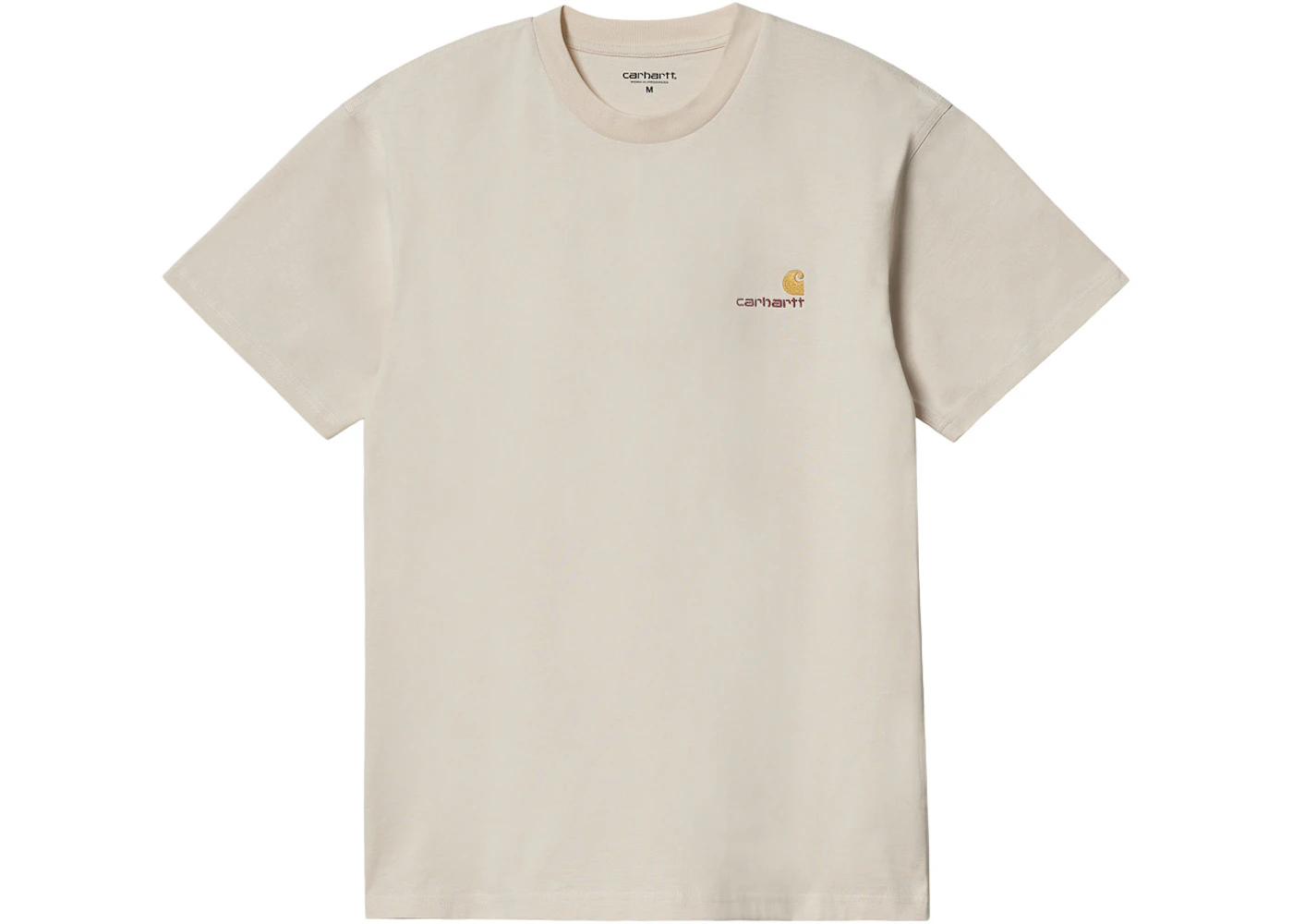 Carhartt WIP S/S American Script T-Shirt Natural Men's - SS22 - GB