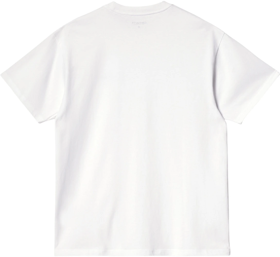 Carhartt WIP S/S American Script T-Shirt White Men's - SS22 - US